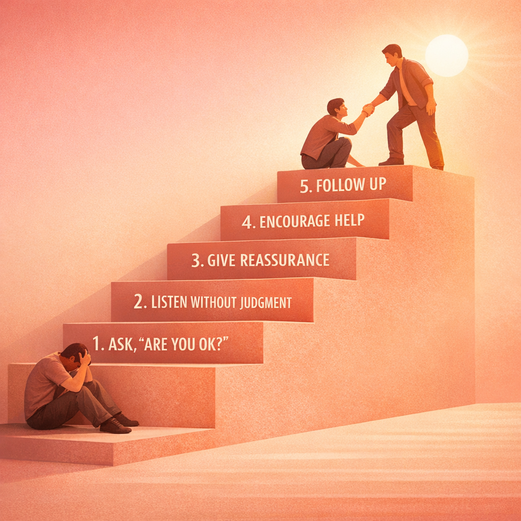 NIMH - 5 Action Steps to Help Someone